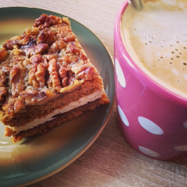 Tak to ja mog pracowa! coffee cake orzechowiec odtesciowej omniomniom