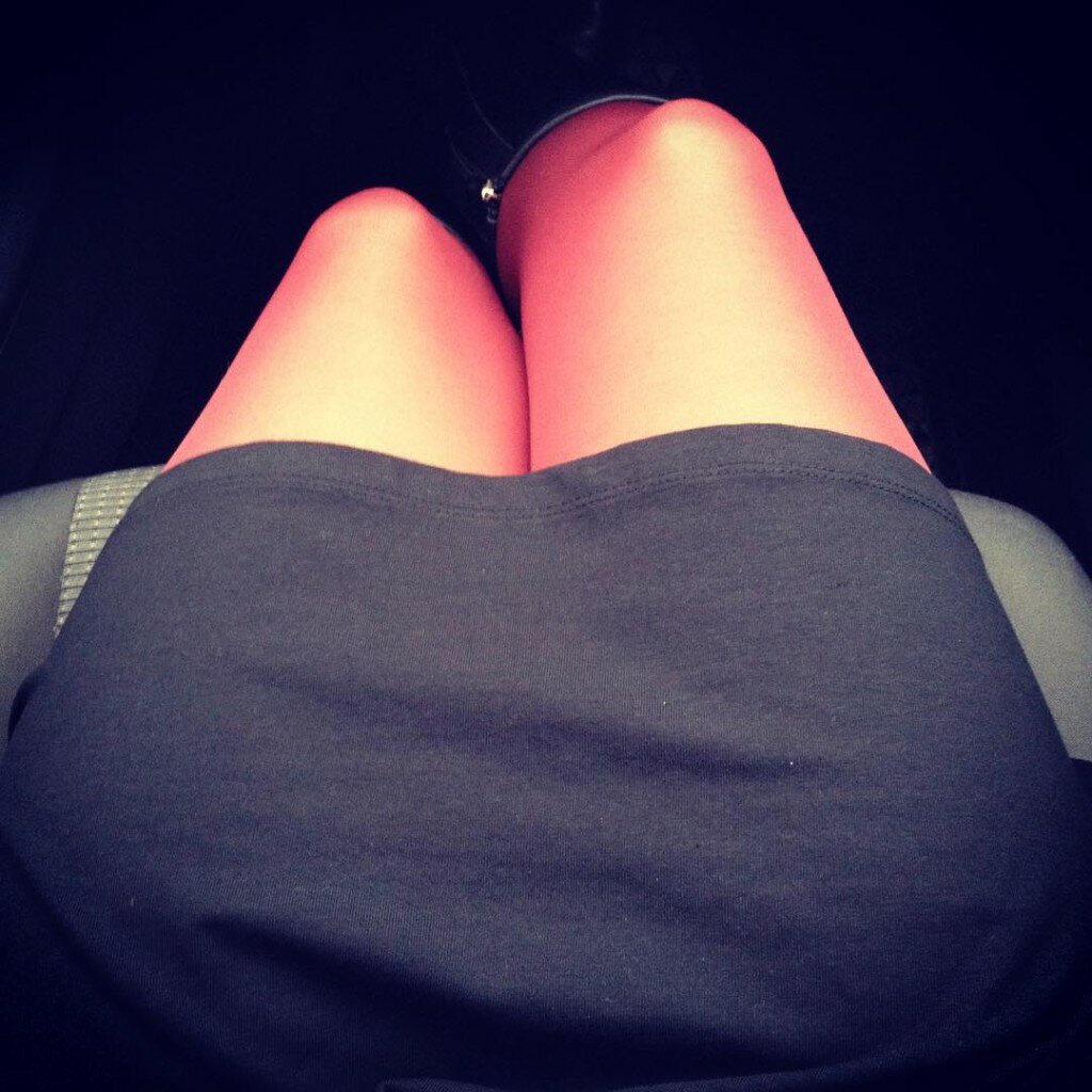 Jestem bladym bocianem rajstopy bladyczerwony legs kolorowajesie