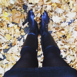 Poranek w liciach! autumn legs rainyday